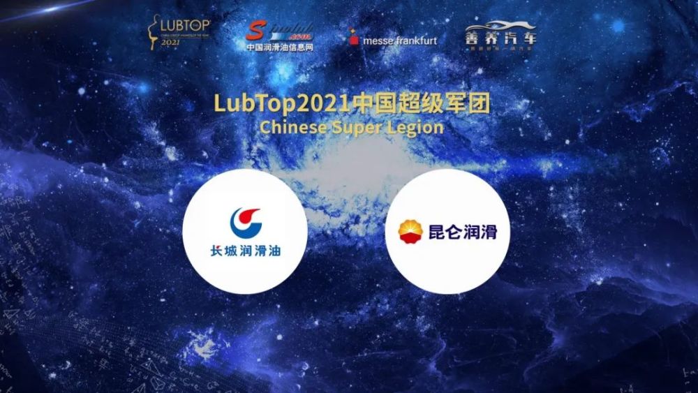 昆仑润滑荣获“LubTop2021中国超级军团”